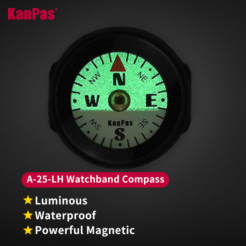 Compass Lensatic - KANPAS Horlogeband Kompas Polsband Kompas Waterdicht