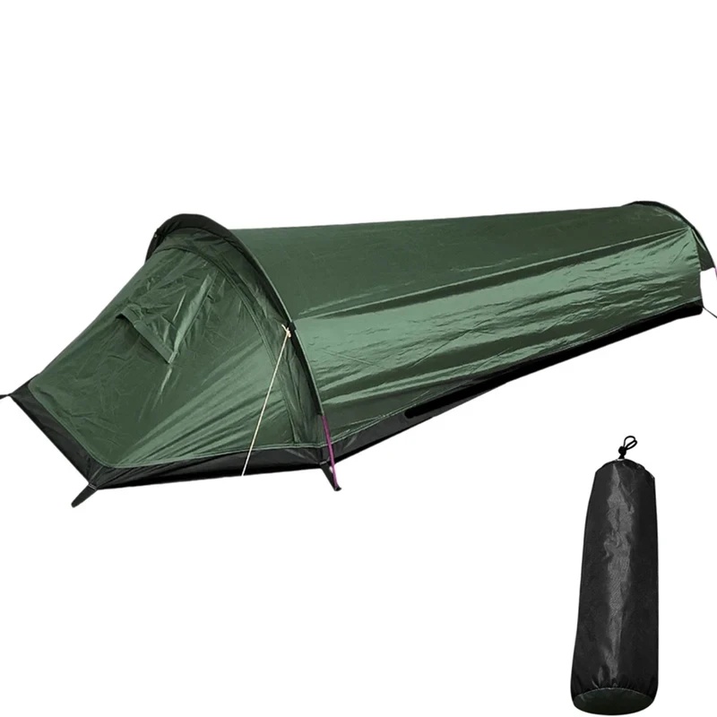 Emergency Mylar Tent - Eenpersoons kampeertent, ultralichte compacte slaapzak, waterdichte